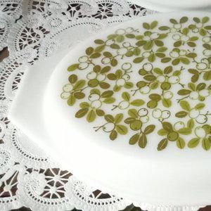 Pyrex casserole Lid Green floral Verde #943